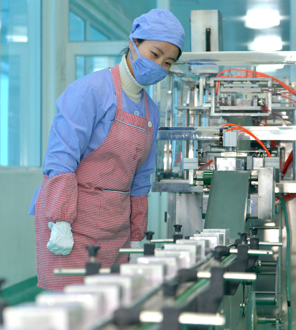 朝鲜女人的工作面貌(1)