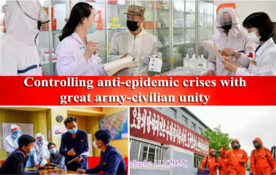 Controlling anti-epidemic crises with great army-civilian unity