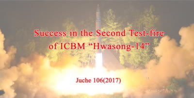 Success in the Second Test-fire of ICBM “Hwasong-14”