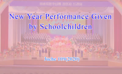 New Year Performance Given by Schoolchildren