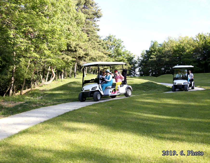 Le terrain de golf de Pyongyang