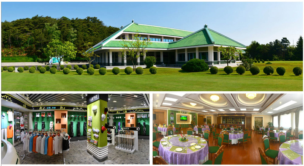 Le terrain de golf de Pyongyang