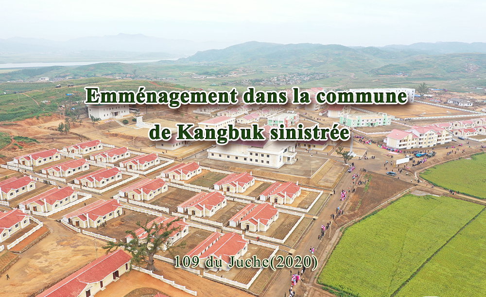 Emménagement dans la commune de Kangbuk sinistrée