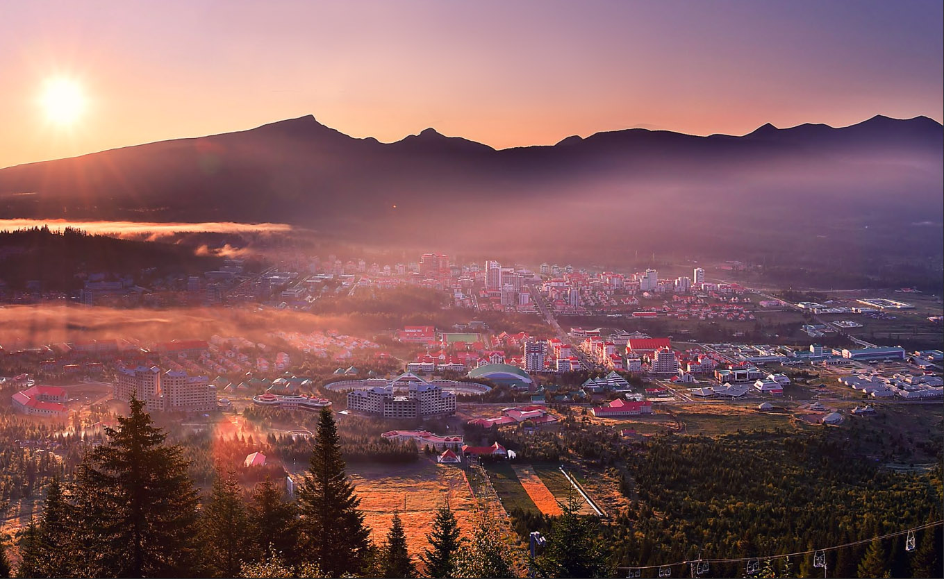 La ville de Samjiyon, ville de montagne moderne(1)