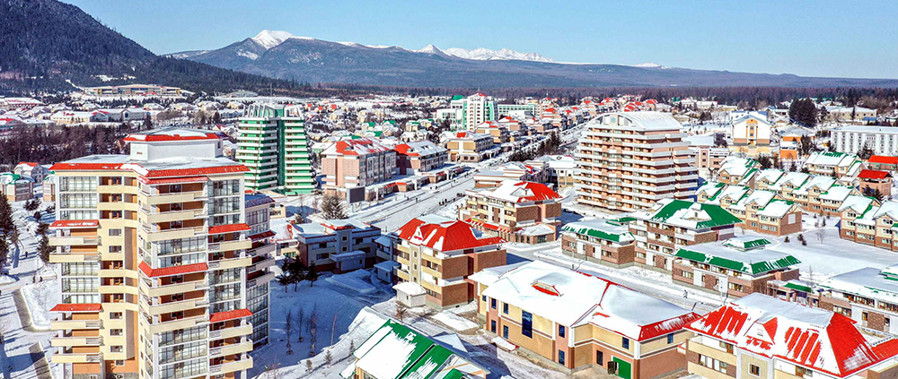 La ville de Samjiyon, ville de montagne moderne(1)