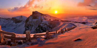 Sunrise over Mt Paektu