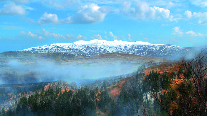 Paysage du mont Paektu