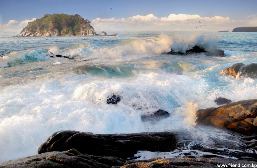 L’île Sol des monts Chilbo maritime