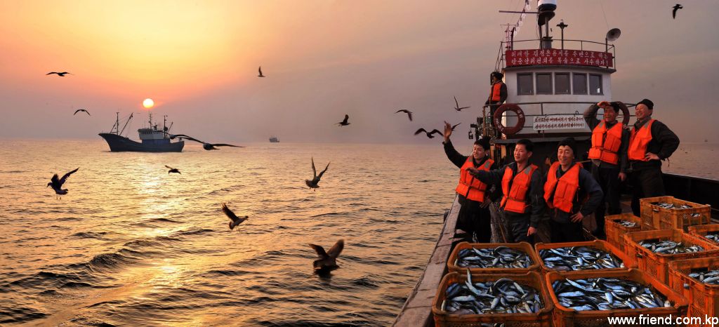 La joie de pêche abondante