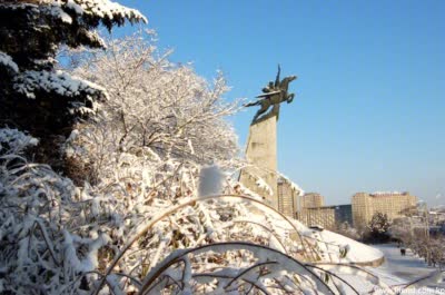 La statue en bronze de Chollima