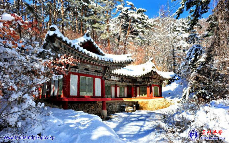 妙香山の冬