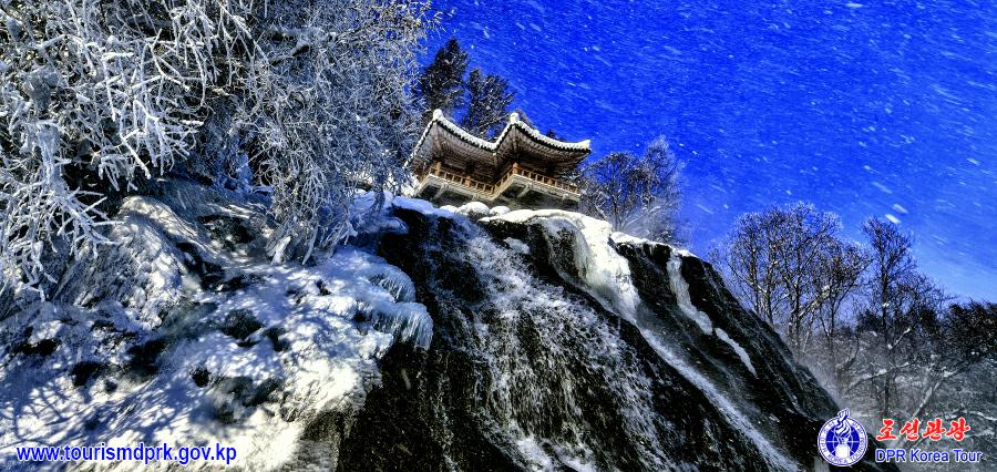 三池淵の冬景色