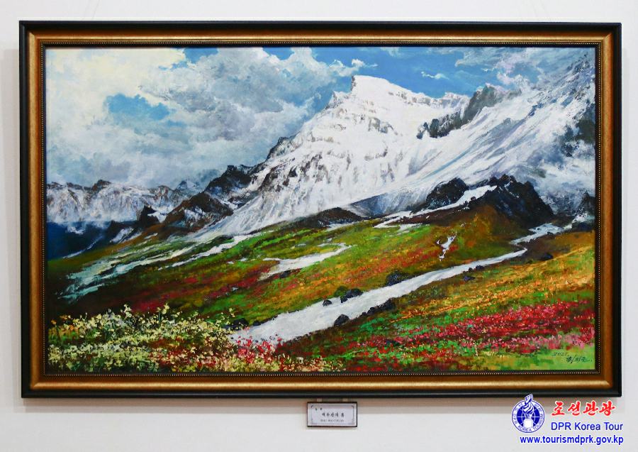庆祝伟大领袖金日成同志华诞113周年老画家美术展