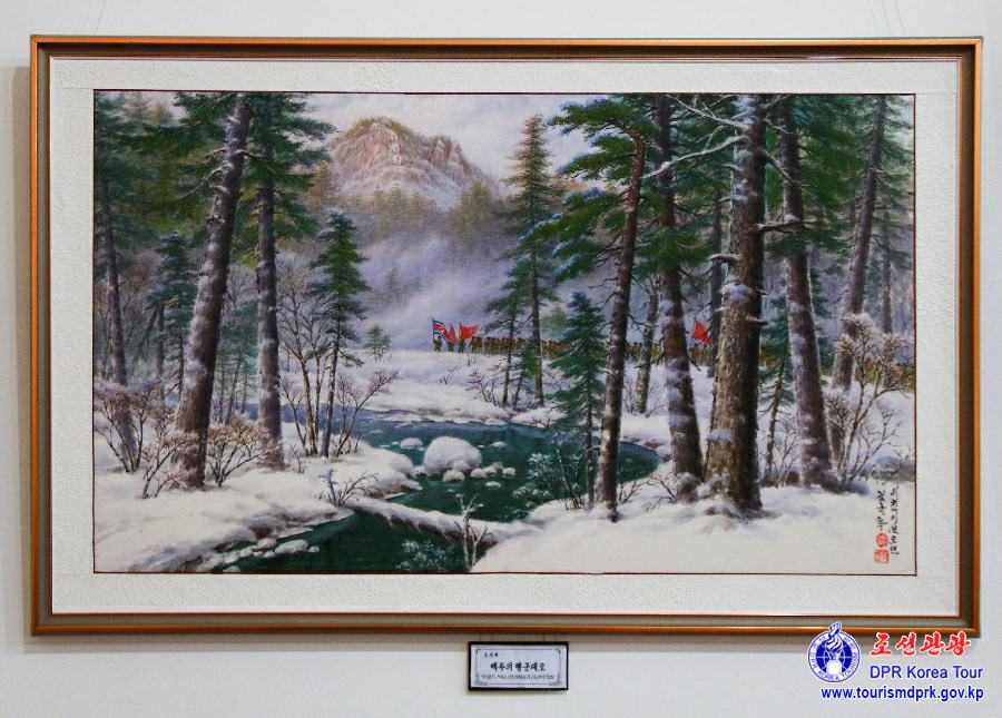 庆祝伟大领袖金日成同志华诞113周年老画家美术展