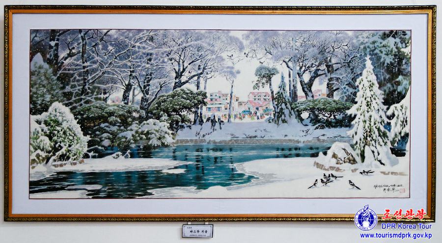 庆祝伟大领袖金日成同志华诞113周年老画家美术展
