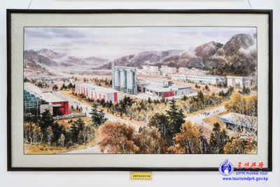 偉大な領袖金日成同志の誕生日114周年慶祝中央美術展覧会