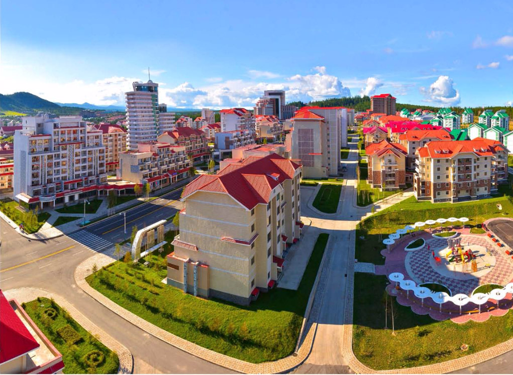 Samjiyon, ciudad moderna urbe montaňosa(1)