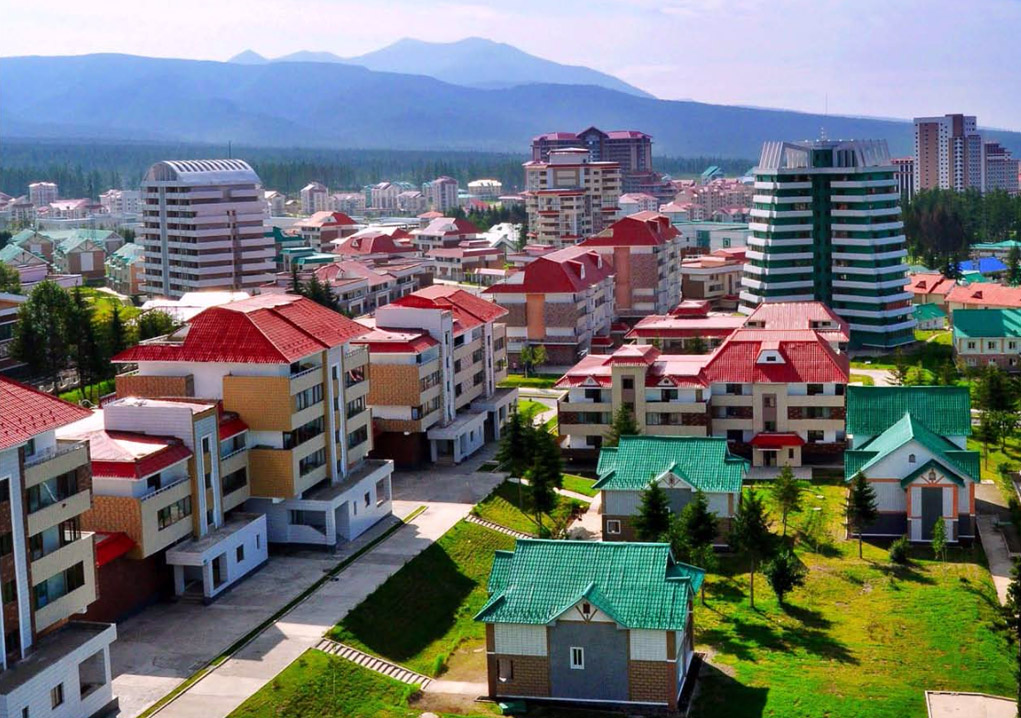 Samjiyon, ciudad moderna urbe montaňosa(1)