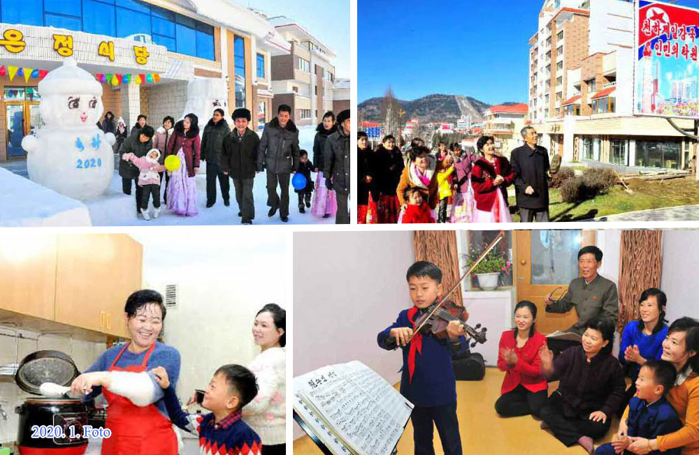 Samjiyon, ciudad moderna urbe montaňosa(1)